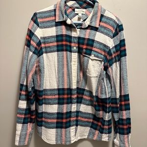 Jcrew Plaid Flannel Shirt